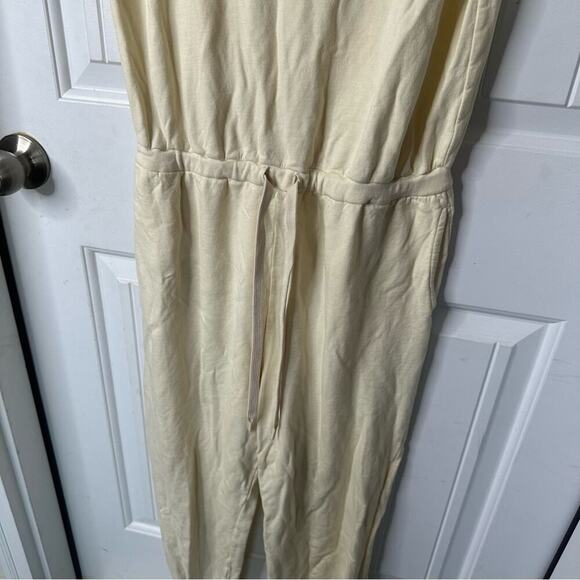 Vitamin A pale cream yellow Avalon jumpsuit size small revolve vacation - Picture 3 of 6